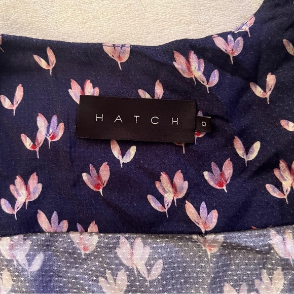 NWT HATCH Tori Dress in Ditsy Tulip Oversized Flowy - Picture 4 of 11